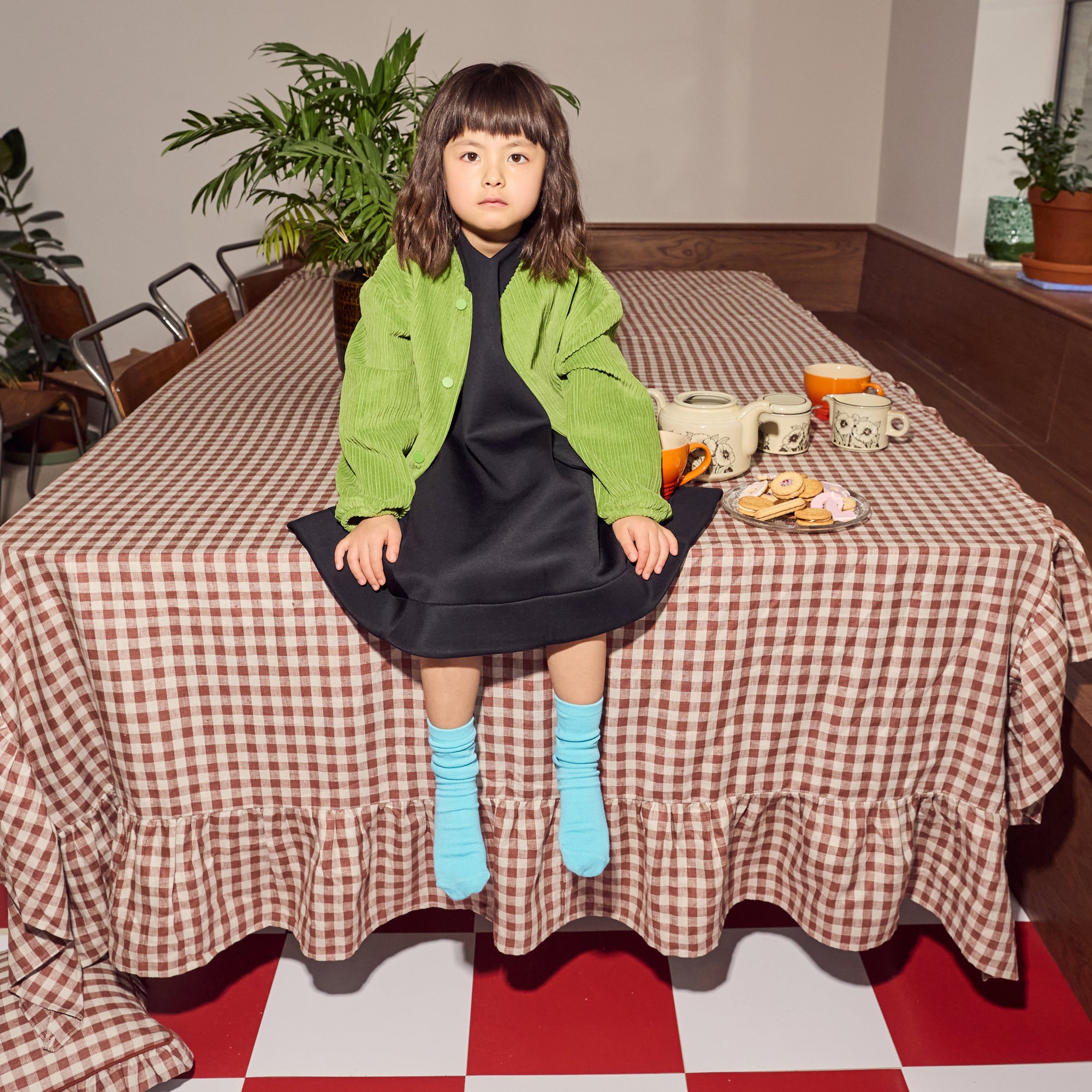 Avery Scuba Black Tunic Dress